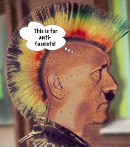 Punk Führer with Mohican.